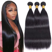 Brazilian hair 3 pcs straight 100% virgin human hair bundles