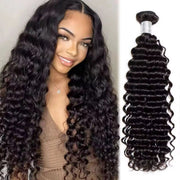 Brazilian Hair | 3pcs deep wave 100% Virgin Human Hair Bundles