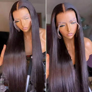 Straight 13x4 lace frontal wig human hair