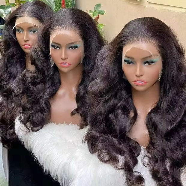 Body wave 13x4 lace frontal wig human hair