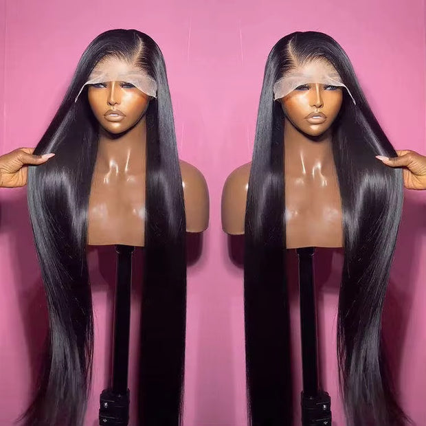 Glueless Wigs Human Hair Pre Plucked Straight